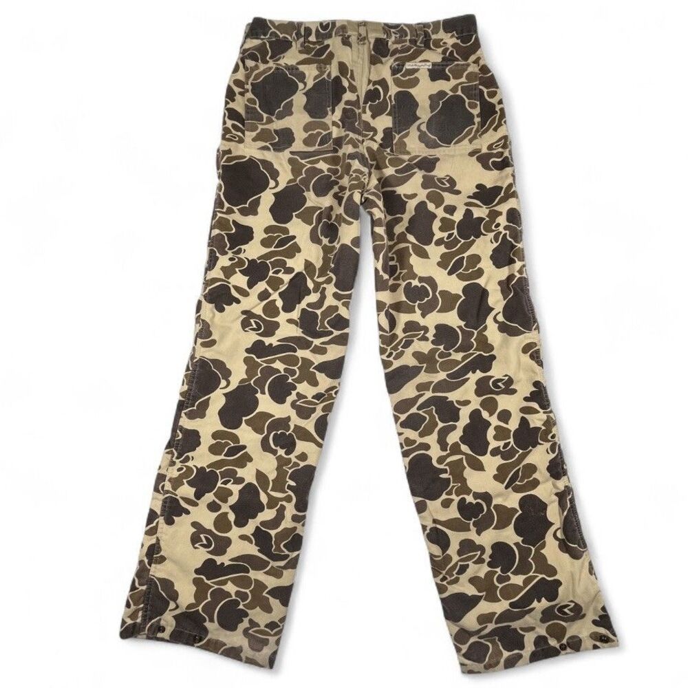 Vintage Walls Blizzard Pruf Thinsulate Duck Camo Snow Pants 33x32 USA